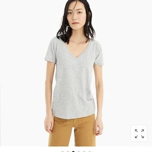 J Crew Vintage cotton V neck